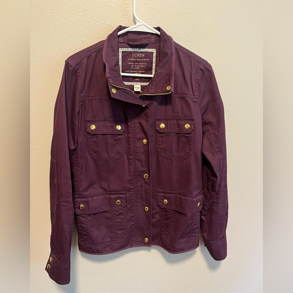 J Crew Relaxed Boyfriend Field Jacket Size M - Picture 2 of 9